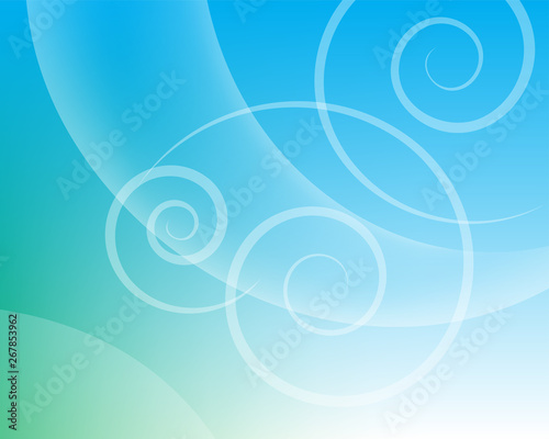 Blue dreams. Abstract vector background, eps10. 