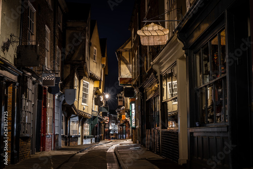 Fototapeta Medieval street of Shambles in York, England