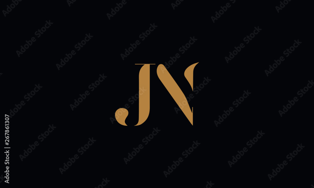 JNV Logo Design. JN Letter Mark Icon. Graphic by dynecreative · Creative  Fabrica