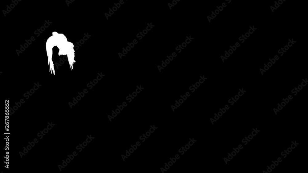 Eagle Silhouette Transparent Alpha Video Loop Animation Eagle Silhouette Transparent Alpha Video Loop Animation