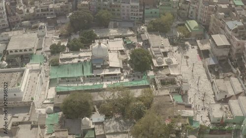 Ajmer Dargah Sharif, India, Sufi holy place, India, 4k aerial, ungraded photo