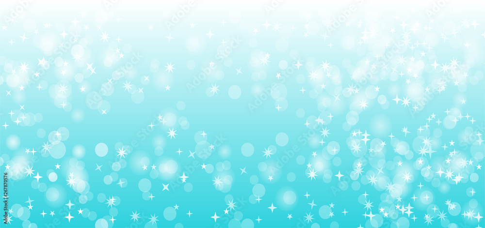 Teal or Light Blue Sparkle Vector Background Design