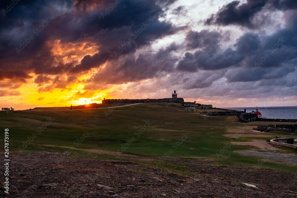 Fototapeta premium Castillo San Felipe del Morro San Juan