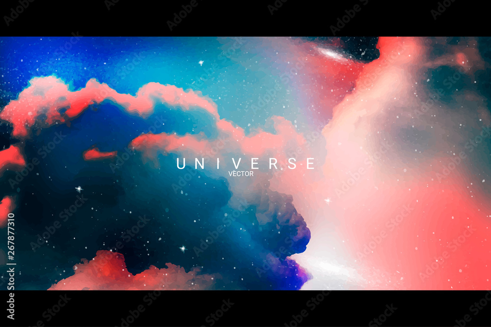 Space galaxy background