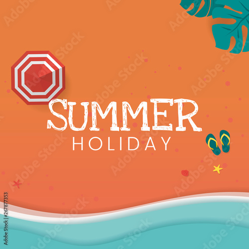 Tropical summer vacation