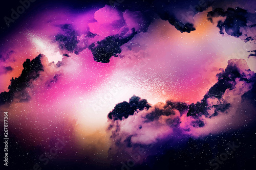 Space galaxy background