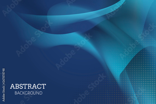 Blue flow background