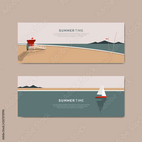 Summer beach