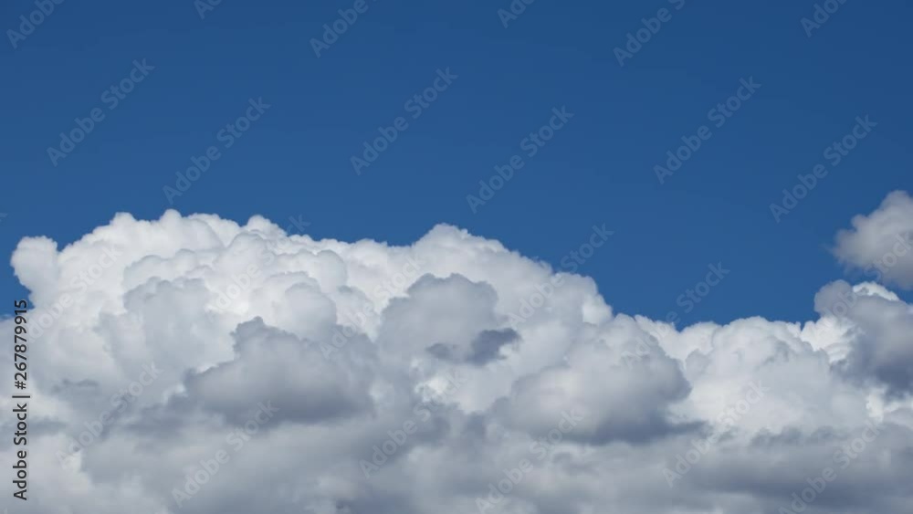 Churning Cumulus Clouds Timelapse Zoom In Churning Cumulus Clouds Timelapse Zoom In