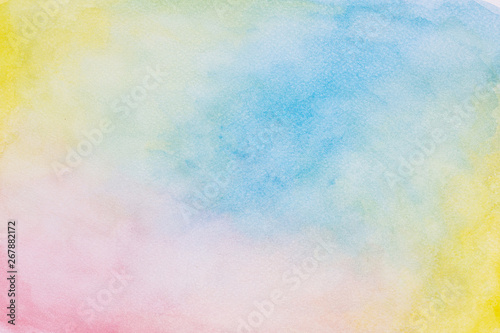 Abstract watercolor background, Colorful watercolor hand paint design banners