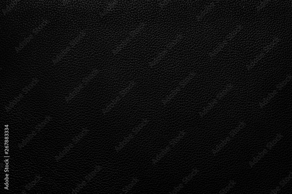 Black leather texture background, Leather background.