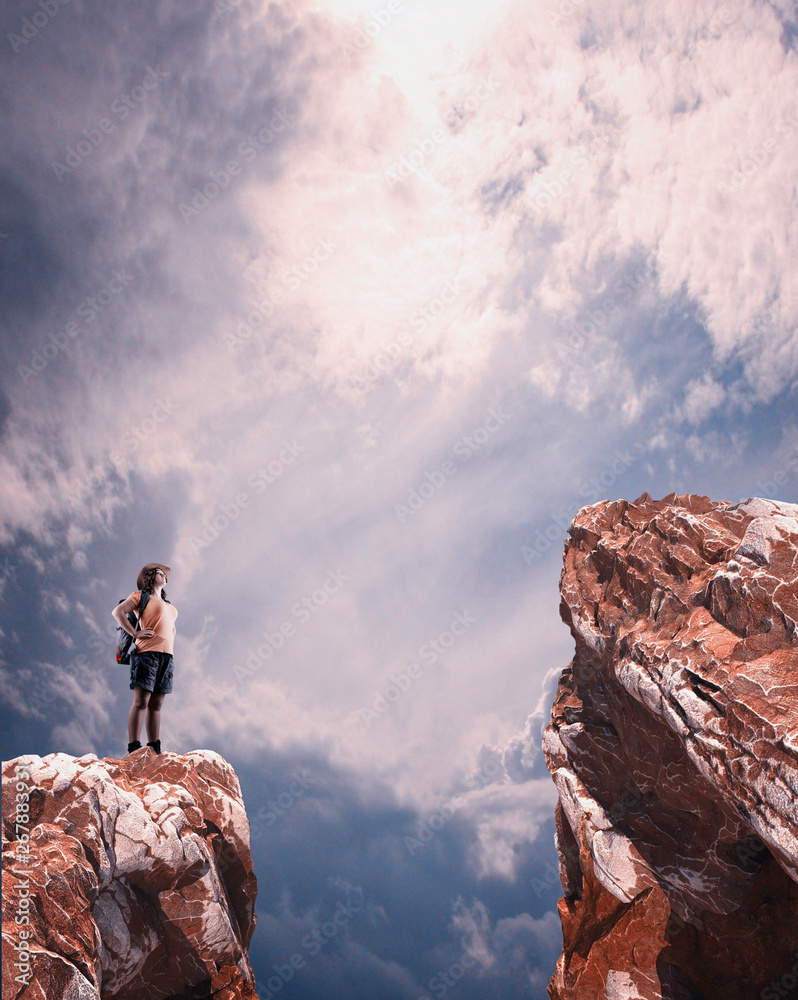 Obraz premium Harder goal concept