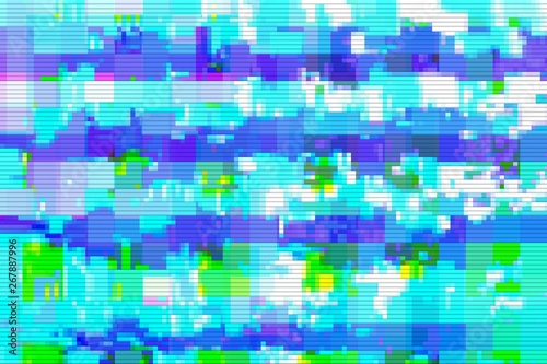 Digital noise background glitch screen, abstract.