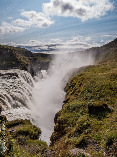 Gullfoss waterfall in Iceland