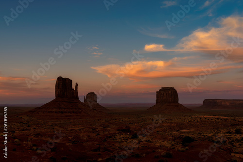 Spectacular Sunset at Monument Valley, Arizona, USA