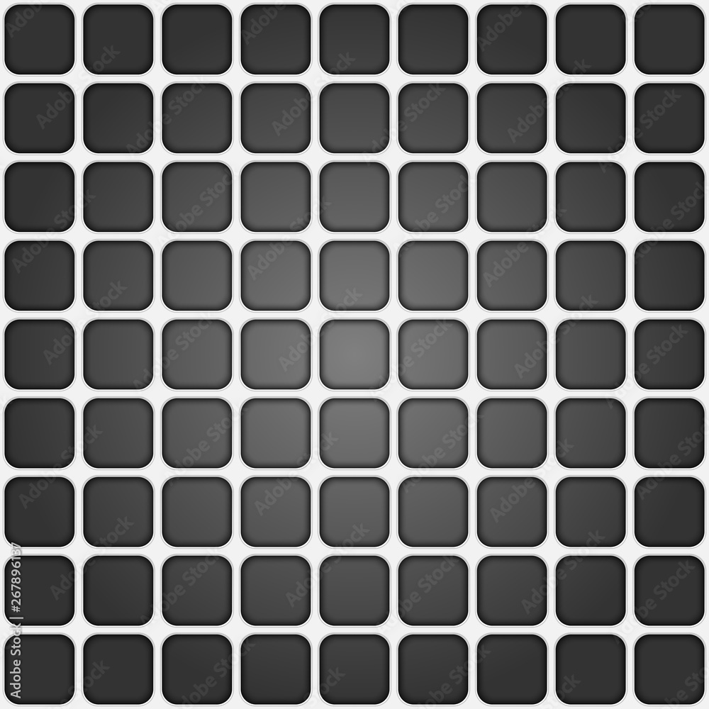 Volume realistic texture, gray 3d squares Grid geometric pattern Volume realistic texture, gray 3d squares Grid geometric pattern