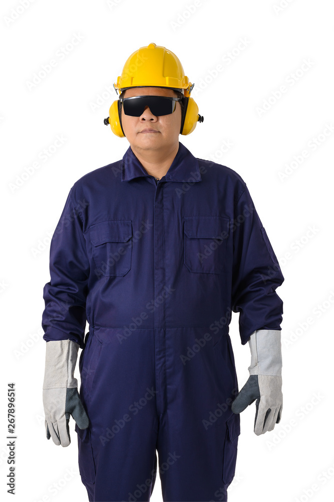 Group Technician Blue Mechanic Jumpsuit Ear Stock Photo 2320407765 |  Shutterstock