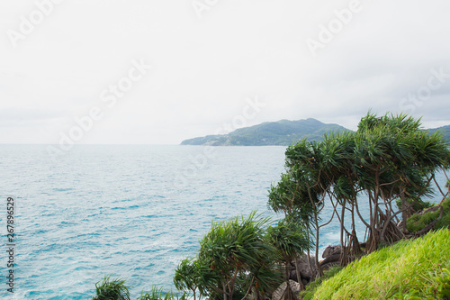 Wallpaper Mural Background View of the Andaman Sea Blue tone bright, Patong beach, Phuket, Thailand Torontodigital.ca