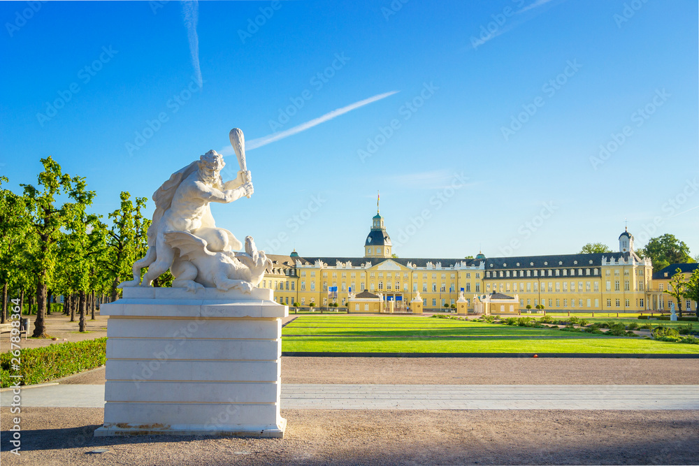 Karlsruhe on a sunny summer morning, Germany