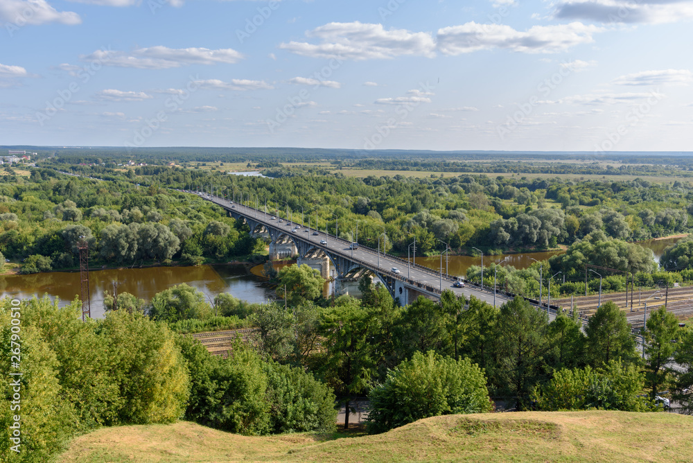 Bridge over the Klyazma River in the city of Vladimir - Russia