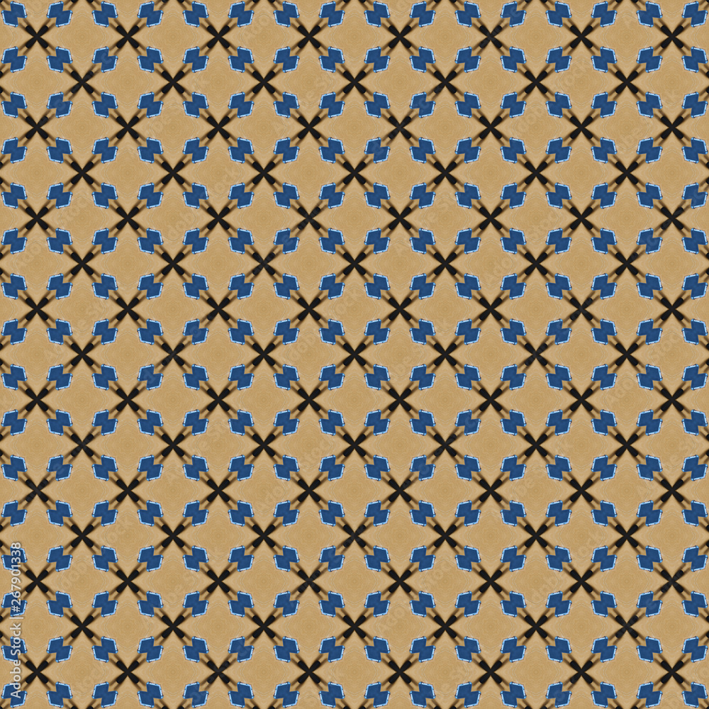 Fototapeta premium Abstract geometric pattern with lines, squares . A seamless background. texture.