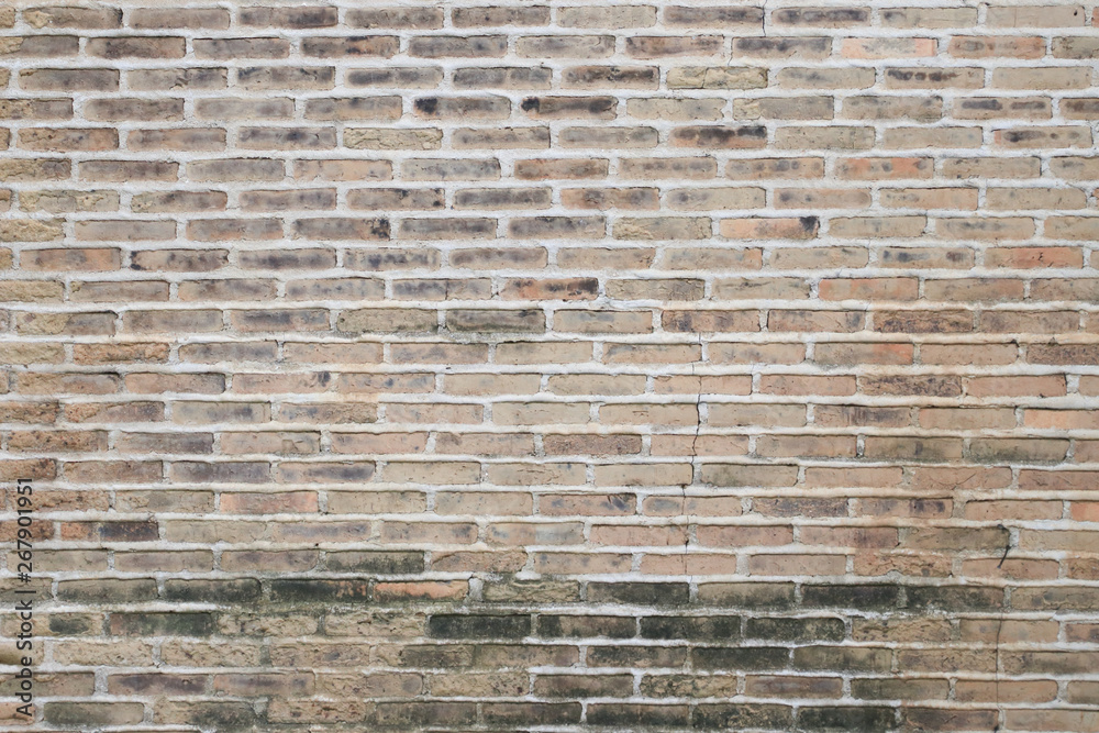 Obraz premium Old red brick wall background texture