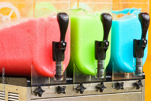 Tableau sur toile Close up of slushy machine