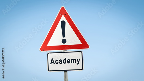 Street Sign to Academy