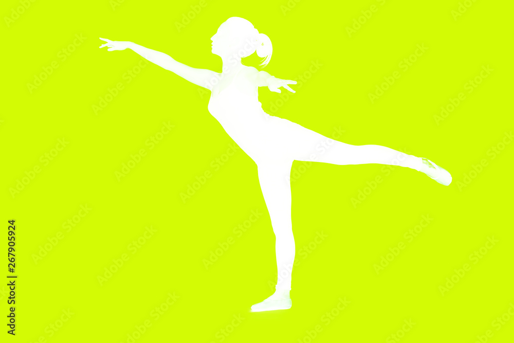 Poses de baile con alto contraste y en dos tonos Poses de baile con alto contraste y en dos tonos
