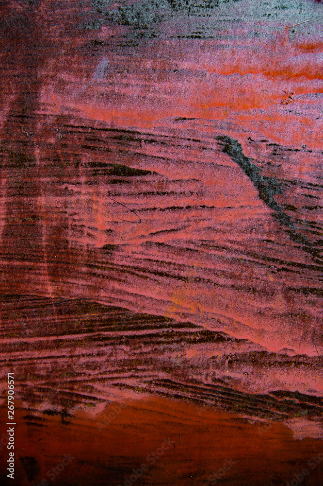 Naklejka premium 赤錆のついた鉄板