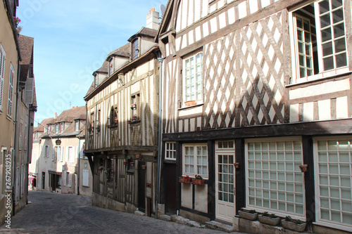 street in Chartres  France 