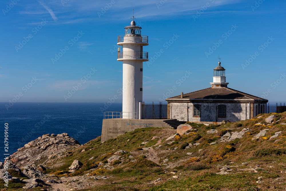 Cabo Touriñasn Lighthouse, Galicia, Spain.