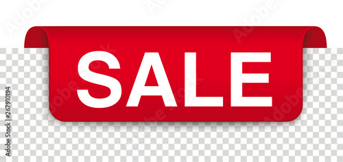 Sale Red Covert Marker Banner Transparent
