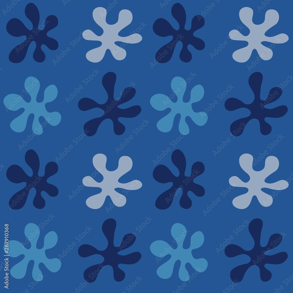 Pattern for seamless background colorful blots illustration blue, gray, grey