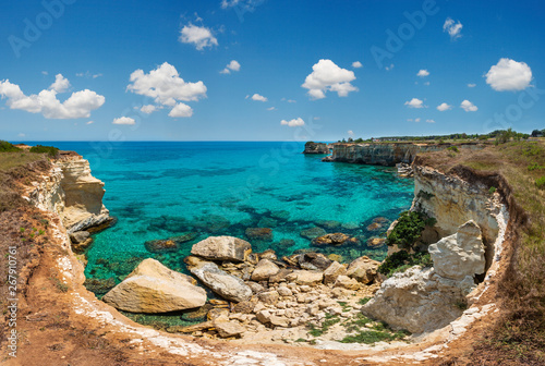 Faraglioni at Torre Sant Andrea, Italy