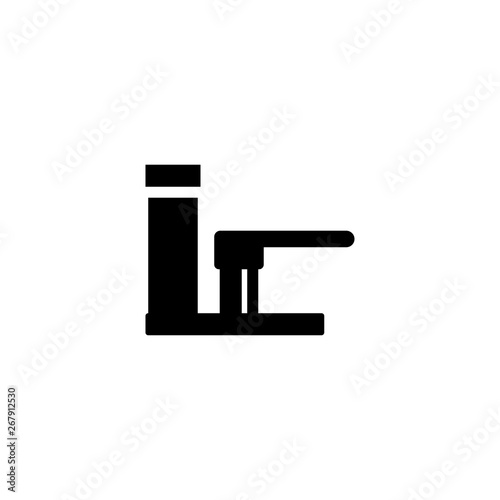 car jack car lifting tool  icon vector illustration