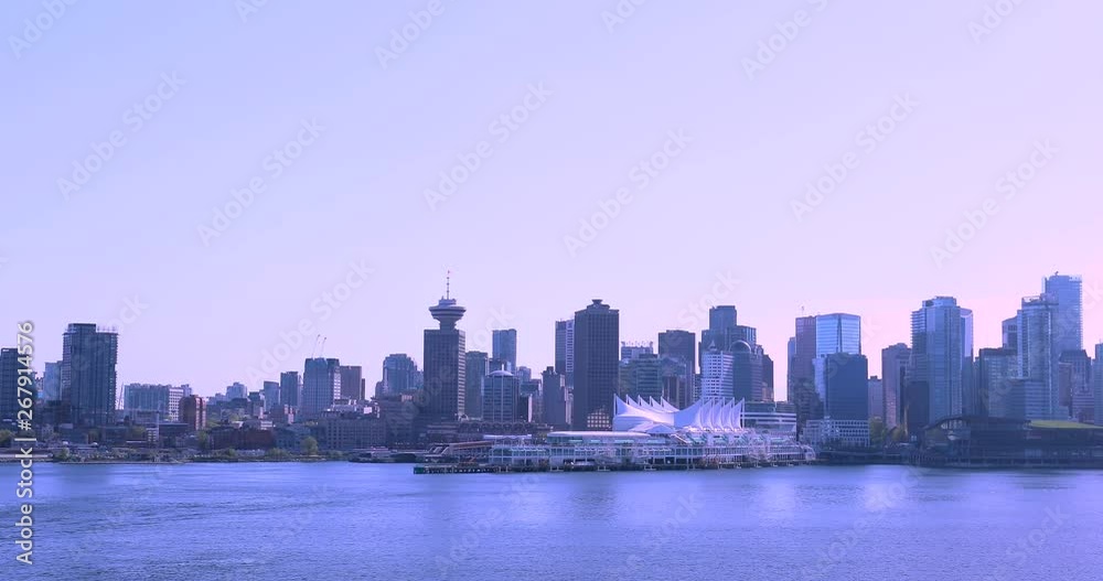 Canada, Vancouver is a beautiful harbour city, a transportation hub in North America Canada, Vancouver is a beautiful harbour city, a transportation hub in North America