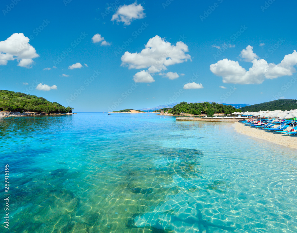 Fototapeta premium Ksamil beach, Albania.