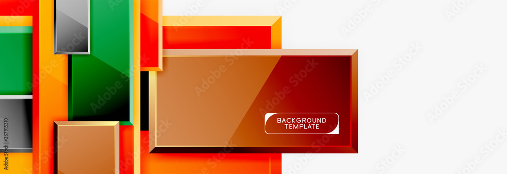 Minimal square banner abstract background Minimal square banner abstract background