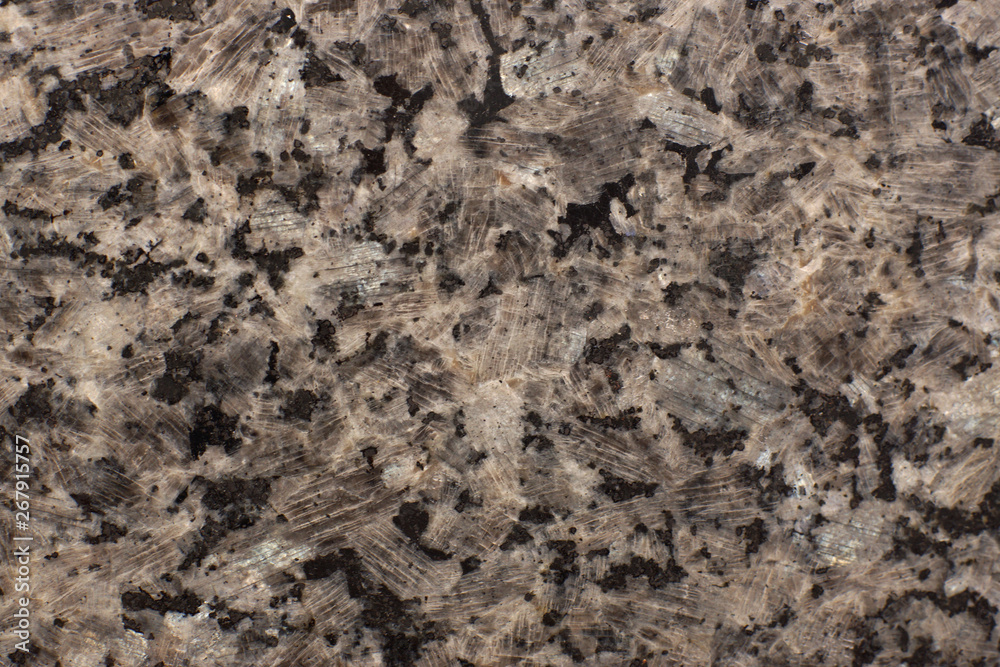 Natural stone beige granite with black spots