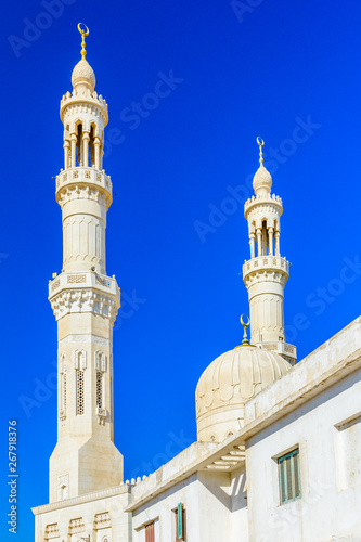 Central mosque in El Dahar district of the Hurghada city, Egypt