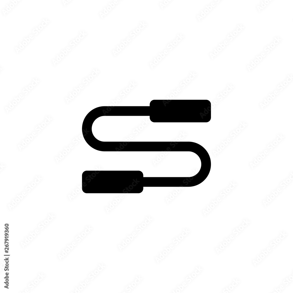 jumping rope icon vector illustration