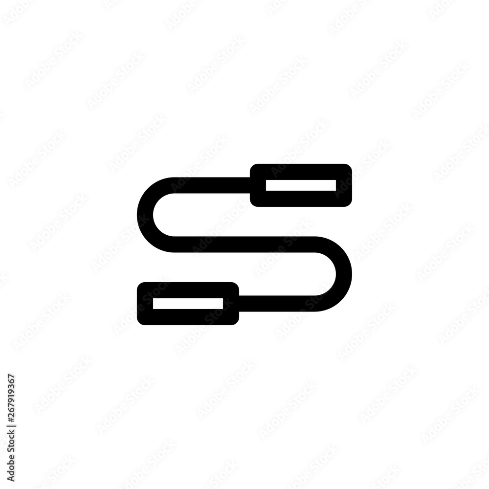 jumping rope icon vector illustration jumping rope icon vector illustration