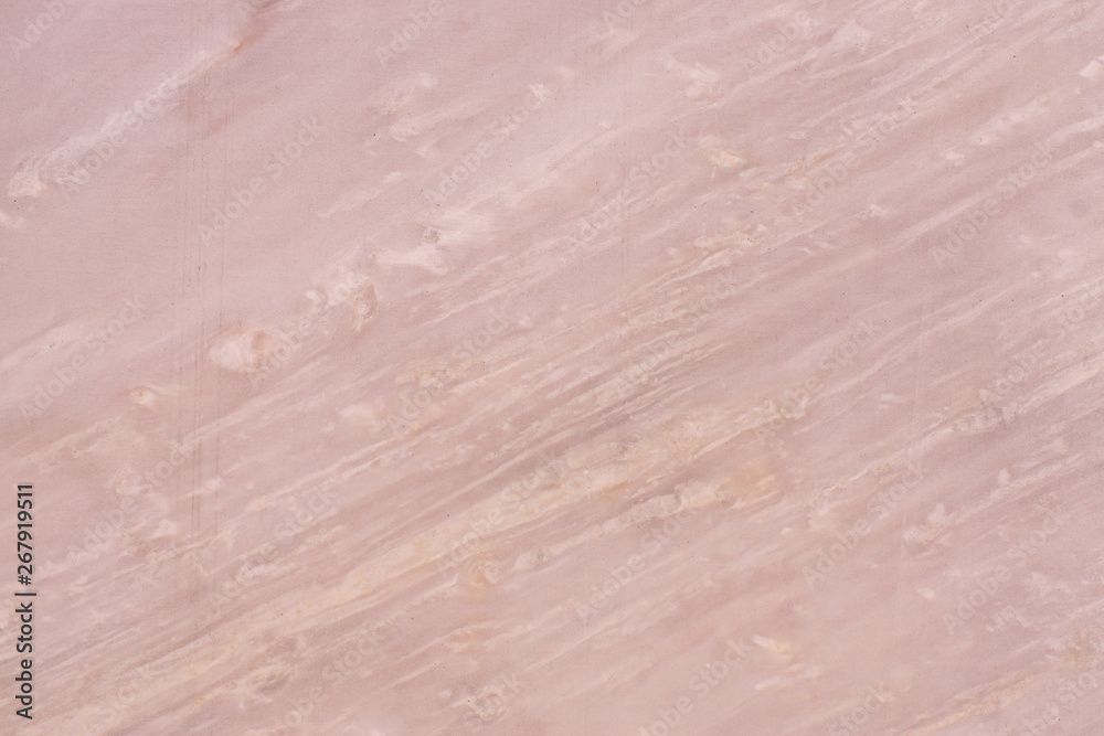 Natural pink marble, marble texture with diagonal light streaks, called Roso Egeo