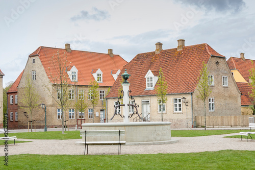 Old house in Christiansfeld, Denmark. photo