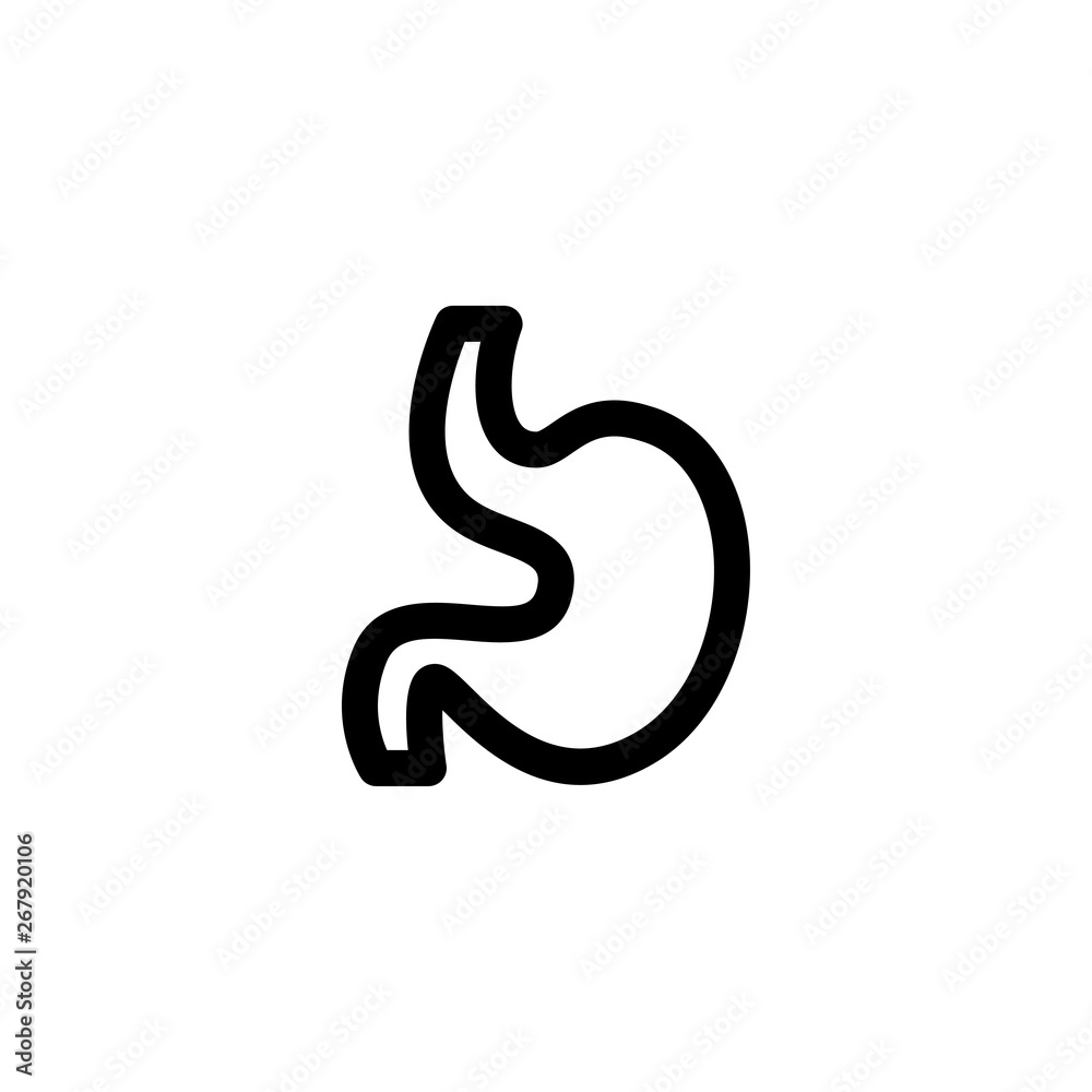 human stomach icon vector illustration human stomach icon vector illustration