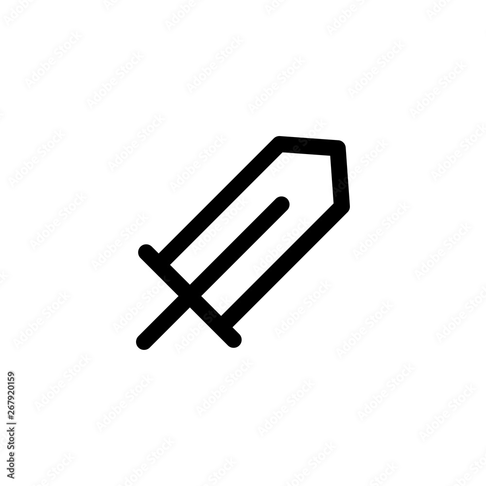 sword, weapon icon vector illustration sword, weapon icon vector illustration