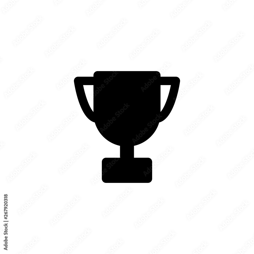 trophy cup icon vector illustration trophy cup icon vector illustration