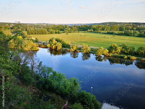 Valokuva panoramic view over the valley of the Ruhr
