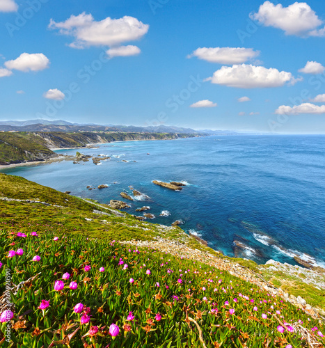 Cape Vidio coastline, Asturian coast, Spain